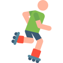 sports and competition,exercise,fitness,sports,stick man,roller skate